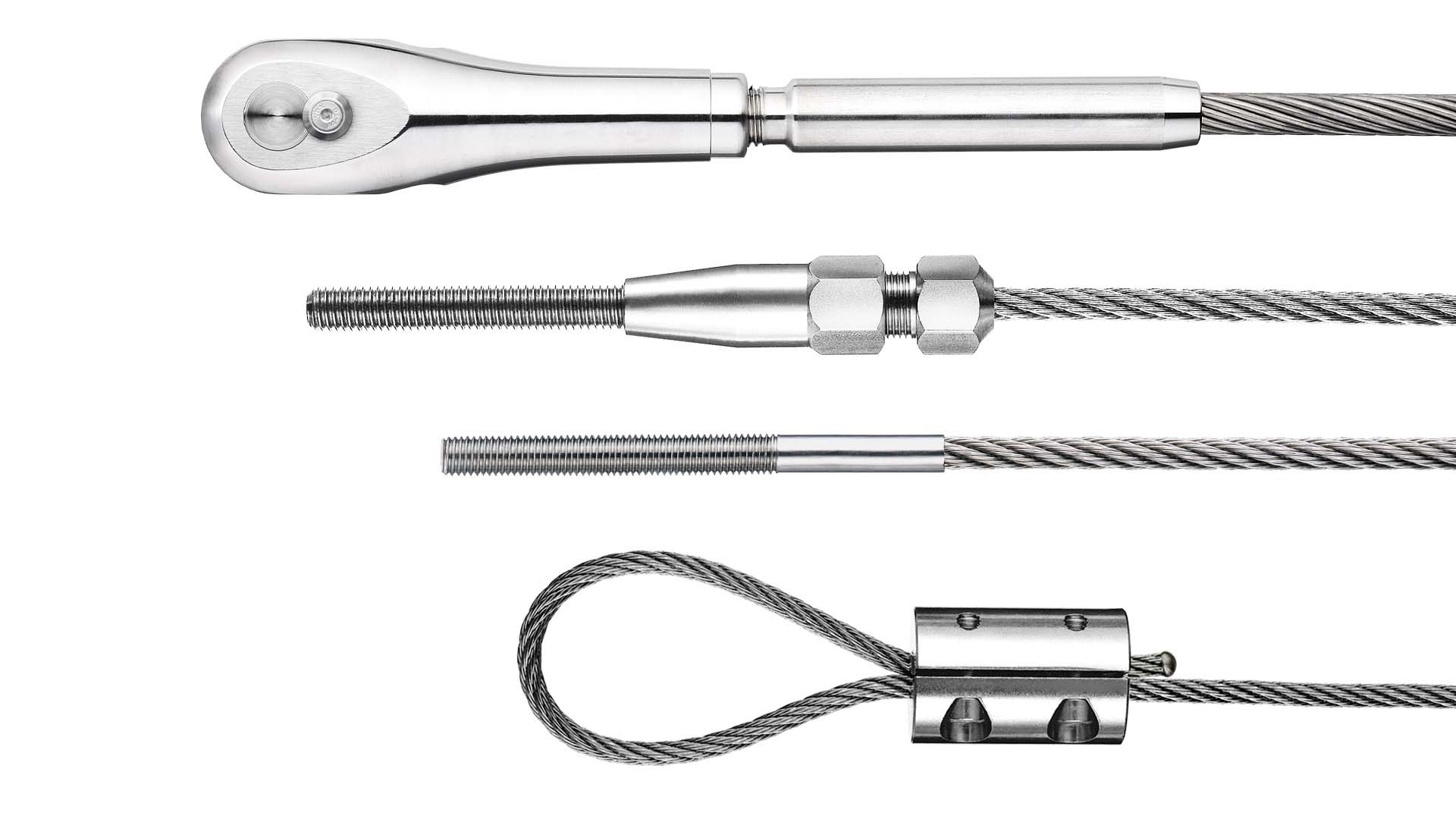Cables de acero inoxidable de Jakob Rope Systems