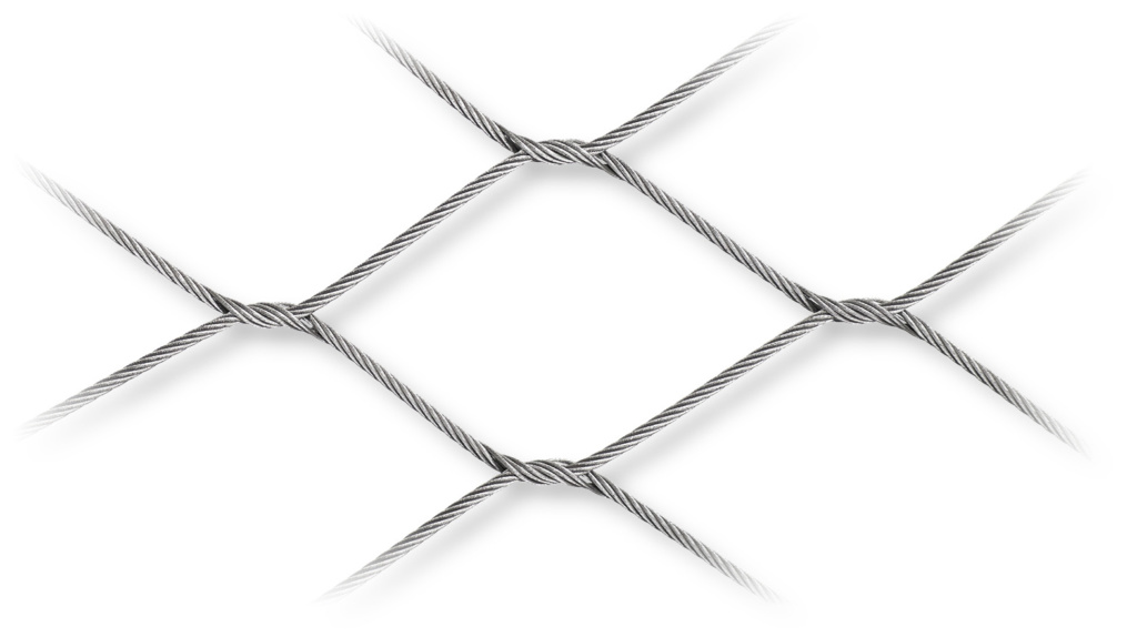 Malla de cable de acero inoxidable Webnet de Jakob