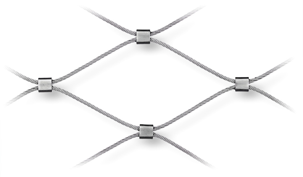 Malla de cable de acero inoxidable Webnet de Jakob