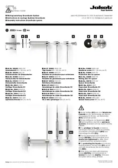 Imagen de accesorios y herramientas Jakob para plomería y construcción.
