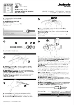 Instrucciones de instalación de productos Jakob en Latinoamérica.
