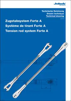 Tensión rod system Forte A para aplicaciones industriales y eléctricas.
