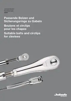 Conjunto de pasadores bolzen y cercos para sistemas de transmisión eléctrica.